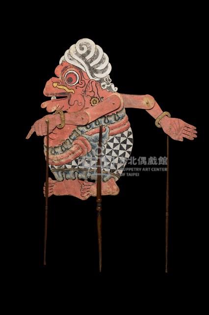 印尼爪哇島皮影戲偶─丑角（Togog）藏品圖，第2張