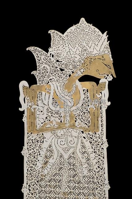 印尼爪哇島皮影戲偶─神祇（Siwa）藏品圖，第2張