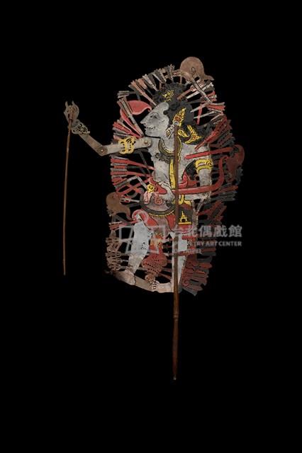 印尼峇厘島皮影戲偶─英雄（Abimanyu）藏品圖，第2張