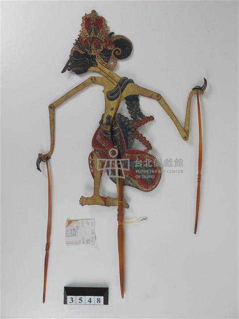 印尼爪哇島皮影戲偶─Pandawa (聖人)藏品圖，第1張