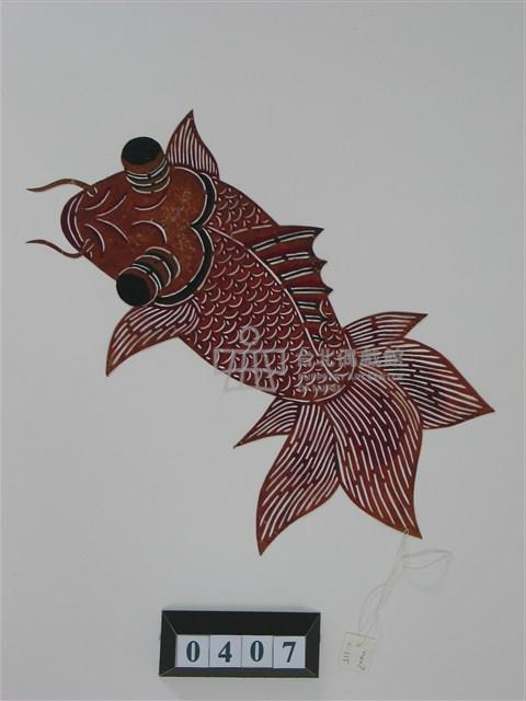 中國河北皮影戲偶─魚藏品圖，第1張