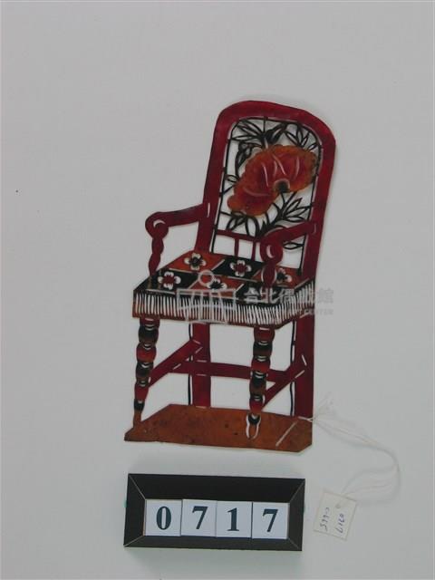 中國河北皮影戲道具─椅子藏品圖，第1張