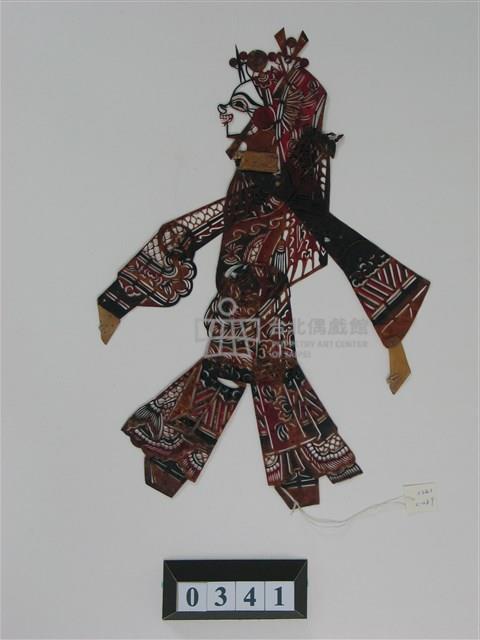 中國河北皮影戲偶─丑藏品圖，第1張