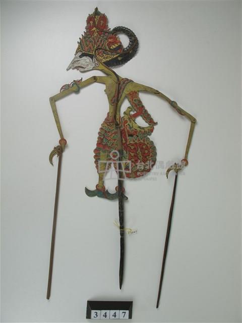 印尼爪哇島皮影戲偶─（非暴力）神明藏品圖，第1張