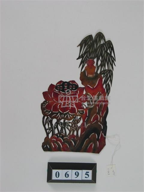 中國河北皮影戲道具─假山藏品圖，第1張