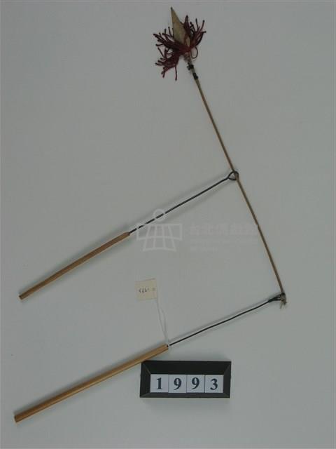 中國河北皮影戲道具─武器，鎗藏品圖，第1張