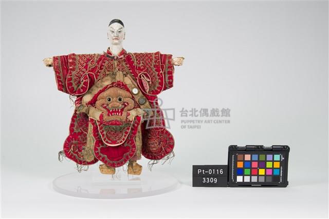 布袋戲偶-捲眉武生藏品圖，第1張