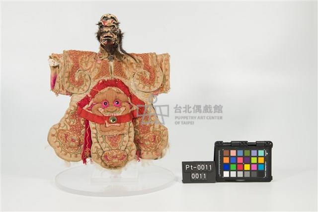 布袋戲偶-開嘴大黑花藏品圖，第1張