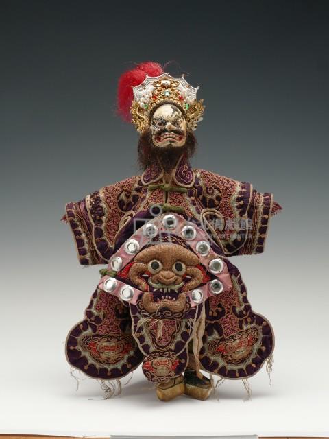 布袋戲偶─文目黑大花藏品圖，第4張