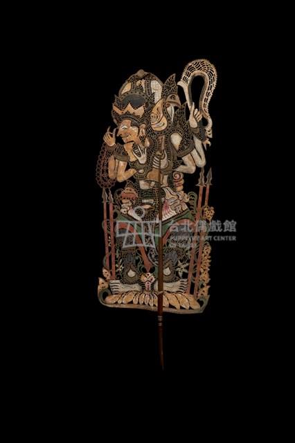 印尼峇厘島皮影戲偶─神祇（Siwa）藏品圖，第1張