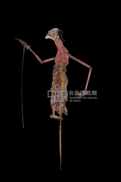 印尼爪哇島皮影戲偶─平民瘦媽（Limbuk Cangik）藏品圖，第1張