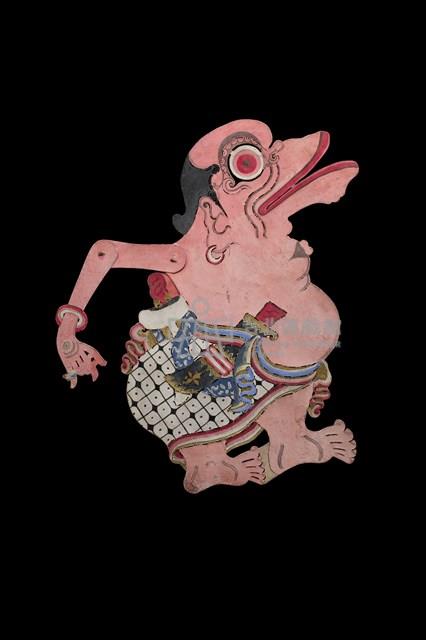 印尼爪哇島皮影戲偶─丑角（Togog）藏品圖，第1張