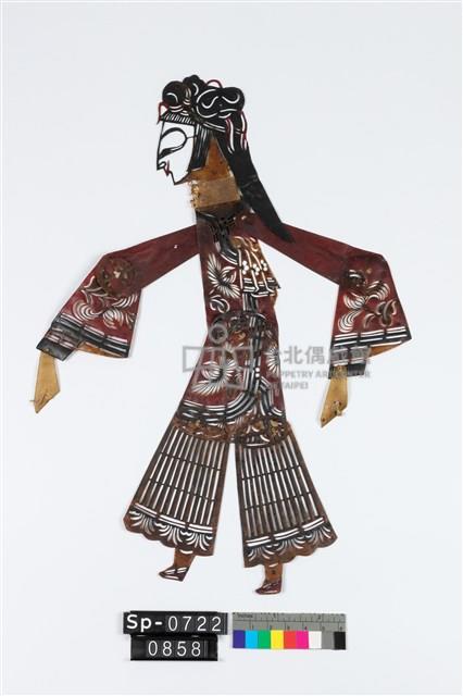 中國皮影戲偶-齊眉旦藏品圖，第1張