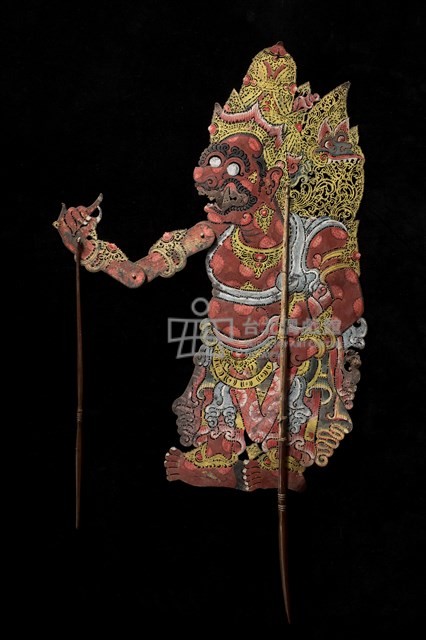 印尼峇厘島皮影戲偶藏品圖，第1張