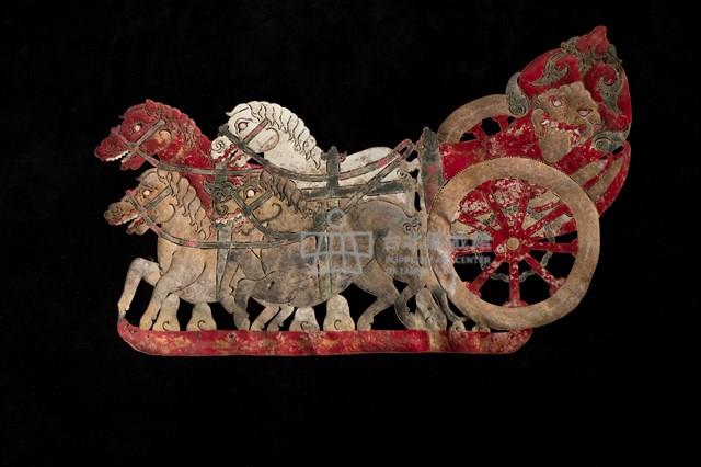 印尼爪哇島皮影戲偶藏品圖，第1張