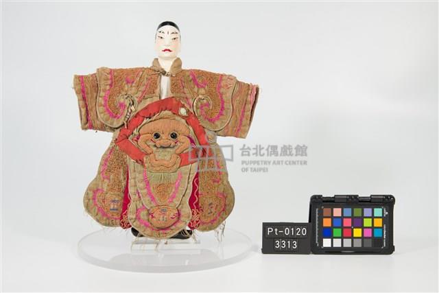 布袋戲偶─捲眉武生藏品圖，第1張