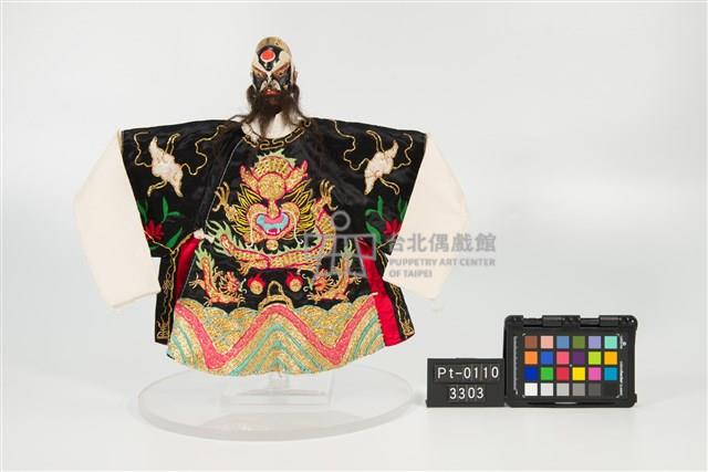 布袋戲偶─文目黑大花藏品圖，第1張