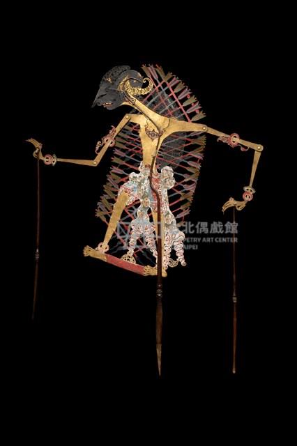 印尼爪哇島皮影戲偶─英雄（Abimanyu）藏品圖，第1張