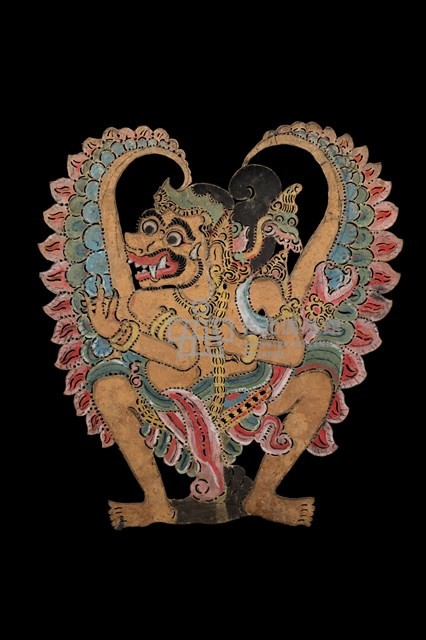 印尼峇厘島皮影戲偶─鷹（Garuda）藏品圖，第1張