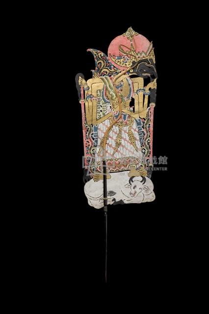 印尼爪哇島皮影戲偶─神祇（Siwa）藏品圖，第1張