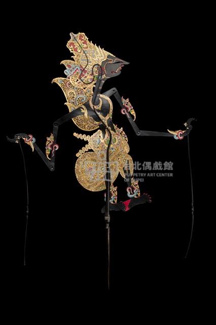 印尼爪哇島皮影戲偶─神人（Kresna）藏品圖，第1張