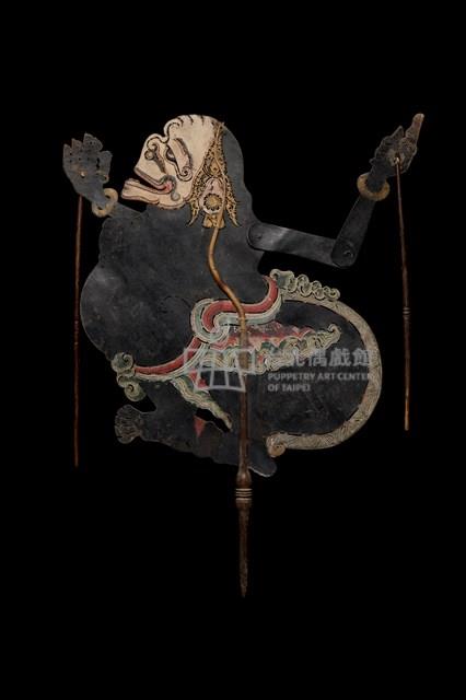 印尼爪哇島皮影戲偶─丑角（Semar）藏品圖，第1張