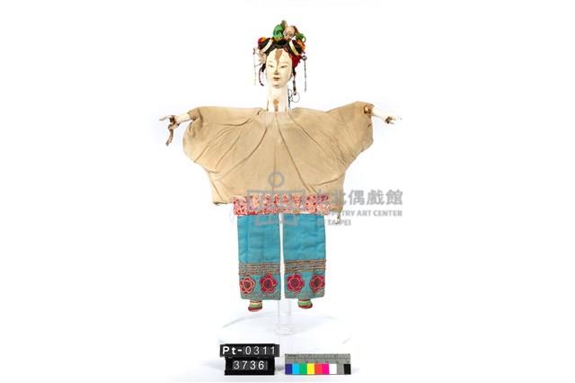 布袋戲偶-雙髻旦藏品圖，第1張