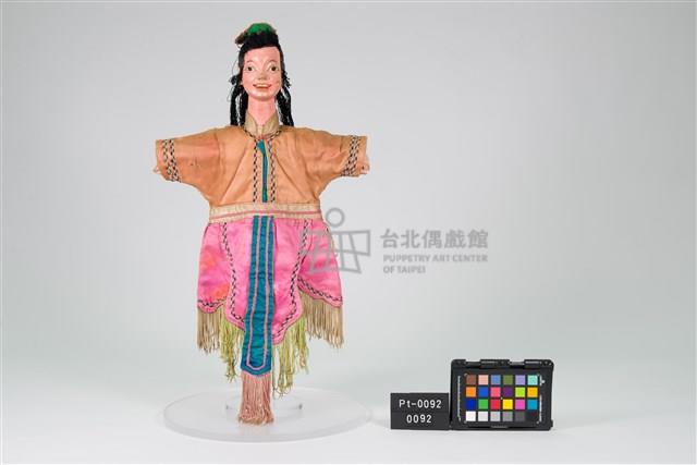 布袋戲偶─笑嘴旦藏品圖，第1張