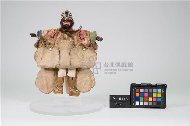 布袋戲偶-黑大花藏品圖，第3張