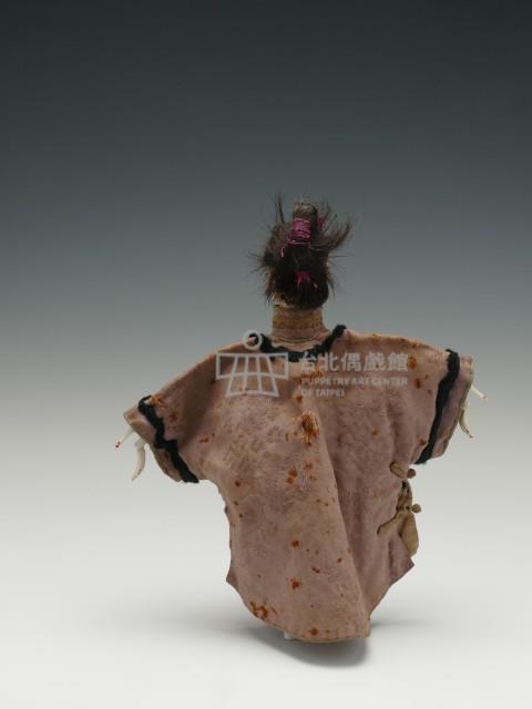 布袋戲偶─女丑活嘴藏品圖，第3張