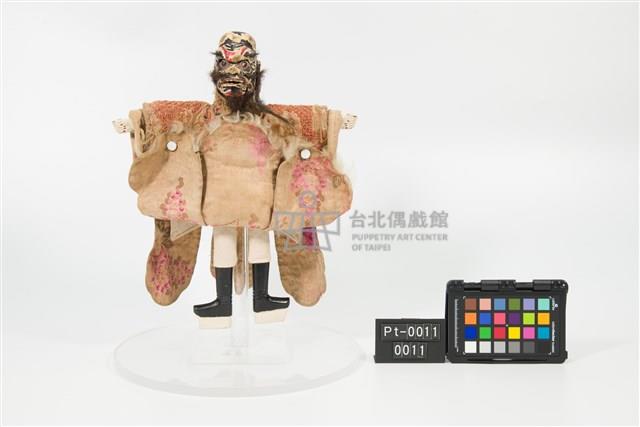 布袋戲偶-開嘴大黑花藏品圖，第3張