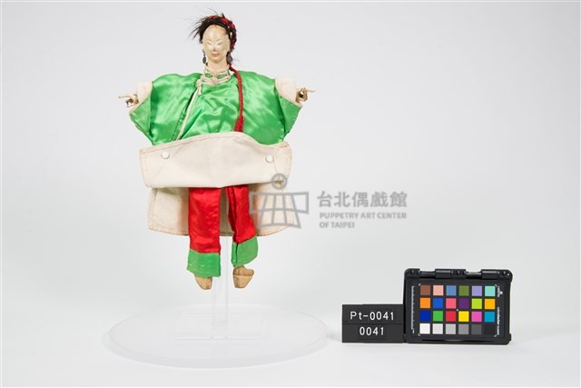 布袋戲偶-開面旦藏品圖，第3張