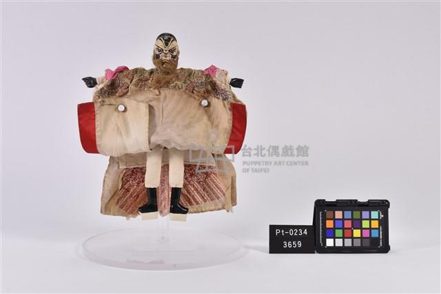 布袋戲偶-文目黑大花藏品圖，第3張