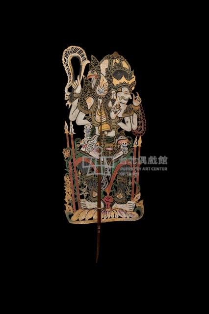 印尼峇厘島皮影戲偶─神祇（Siwa）藏品圖，第3張