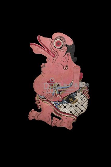 印尼爪哇島皮影戲偶─丑角（Togog）藏品圖，第3張