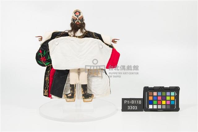 布袋戲偶─文目黑大花藏品圖，第3張