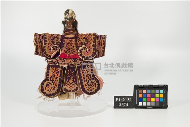 布袋戲偶-黑大花藏品圖，第3張