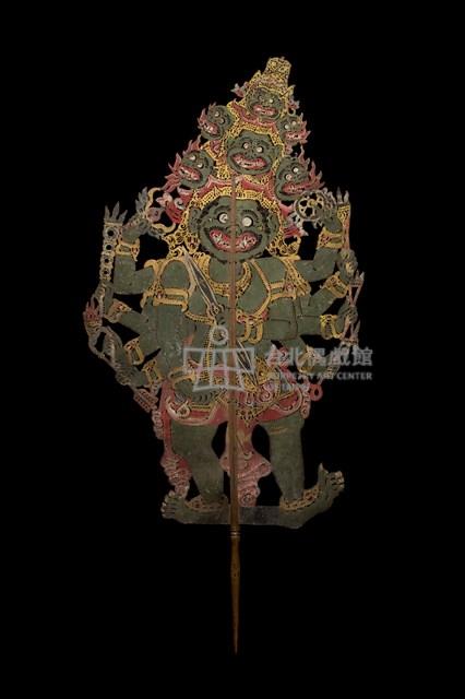 印尼峇厘島皮影戲偶─神祇（Wisnu）藏品圖，第3張