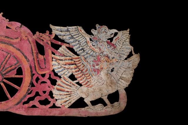 印尼爪哇島皮影戲偶─鷹車藏品圖，第3張