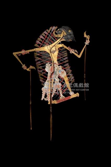 印尼爪哇島皮影戲偶─英雄（Abimanyu）藏品圖，第3張