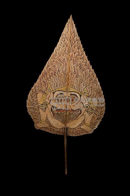 印尼峇厘島皮影戲偶─火（Api）藏品圖，第3張