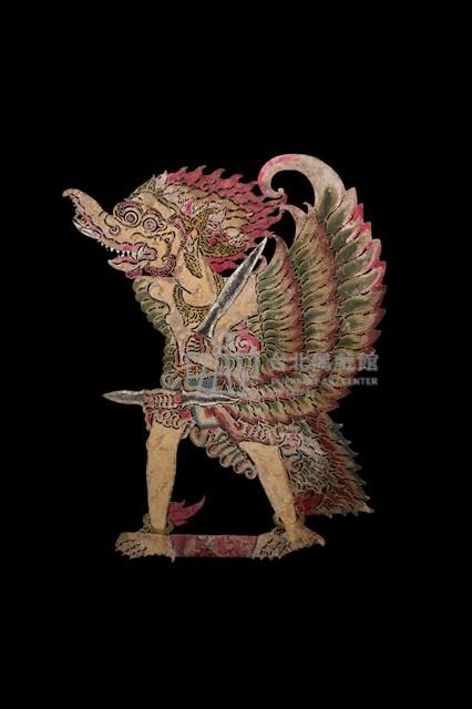 印尼爪哇島皮影戲偶─應神（Garuda）藏品圖，第3張