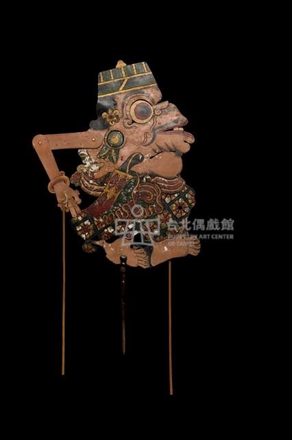 印尼爪哇島皮影戲偶─丑角（Togog）藏品圖，第3張