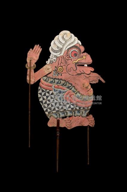 印尼爪哇島皮影戲偶─丑角（Togog）藏品圖，第3張