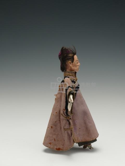 布袋戲偶─女丑活嘴藏品圖，第4張