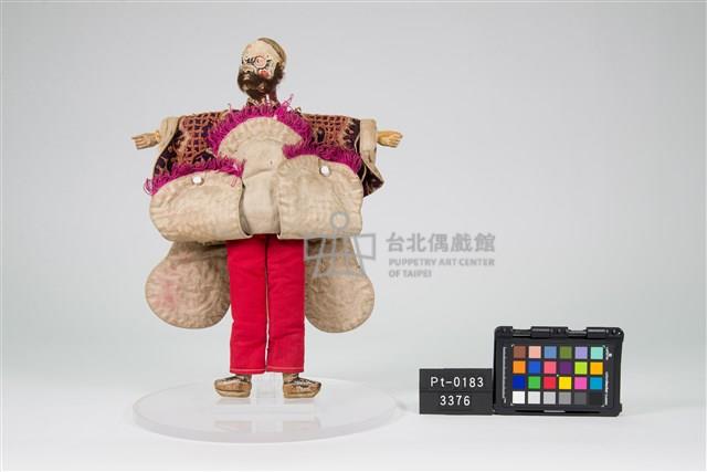 布袋戲偶-黑大花藏品圖，第4張