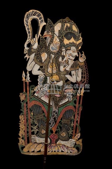 印尼峇厘島皮影戲偶─神祇（Siwa）藏品圖，第4張