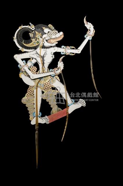 印尼爪哇島皮影戲偶─猴子（Hanuman）藏品圖，第4張