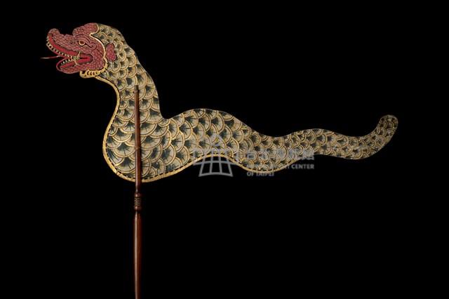 印尼爪哇島皮影戲偶─龍蛇（Naga）藏品圖，第4張