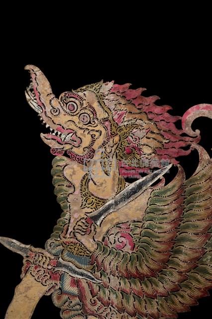 印尼爪哇島皮影戲偶─應神（Garuda）藏品圖，第4張